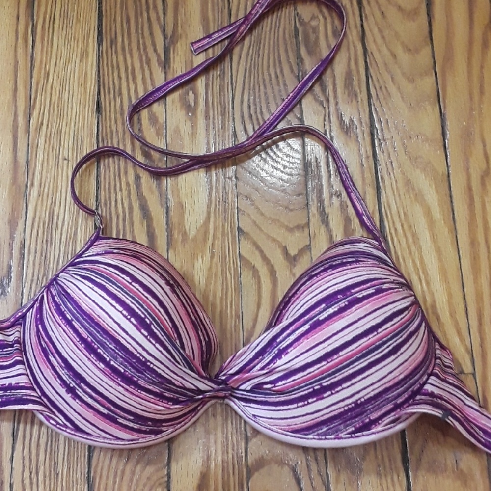 Victoria's Secret Swim Halter Bikini Top 34DD NWOT